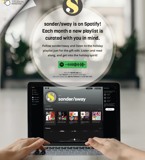 Ads for the 2022 Sonder/Sway Gift Guide